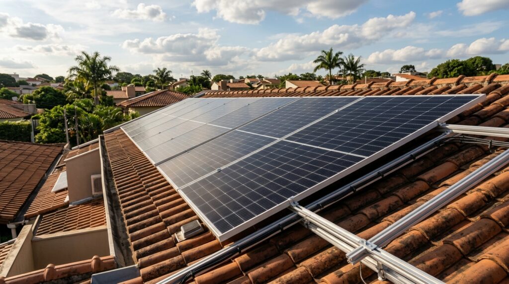 residential roof solar panels in… 202605111654