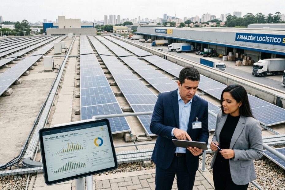Energia Solar em Empresas em 2026: Tarifas, Custos, Modalidades de Compensação e O Que Considerar energia solar em empresas