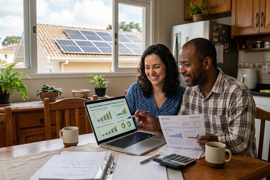 Financiamento de Energia Solar 2026: Caixa, Banco do Brasil, BNDES e BNB financiamento de energia solar 2026