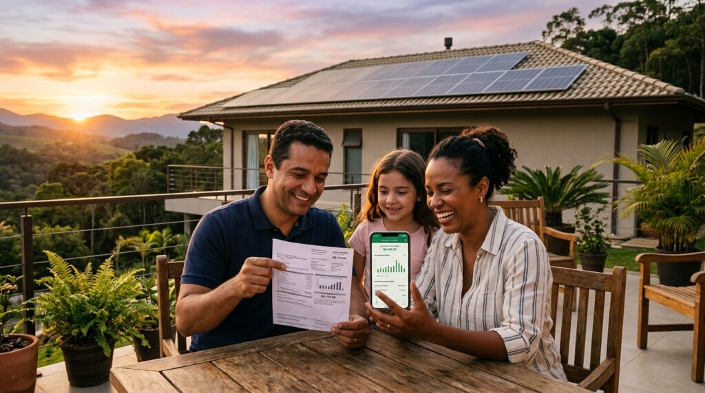 Financiamento de Energia Solar 2026: Caixa, Banco do Brasil, BNDES e BNB financiamento de energia solar 20263