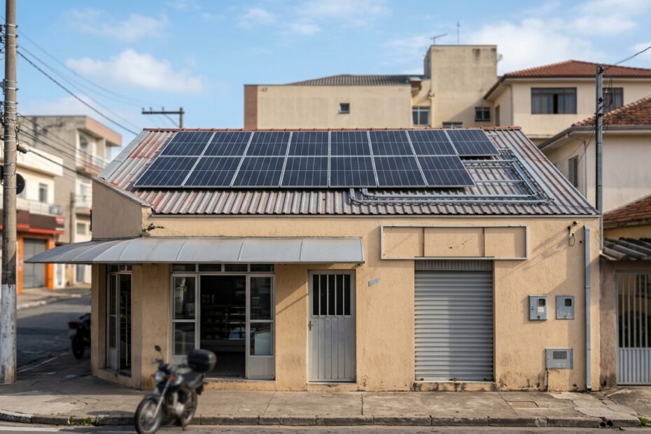 Energia Solar Para Pequeno Comércio: Casos Reais de Padaria, Mercado e Salão energia solar para pequeno comércio