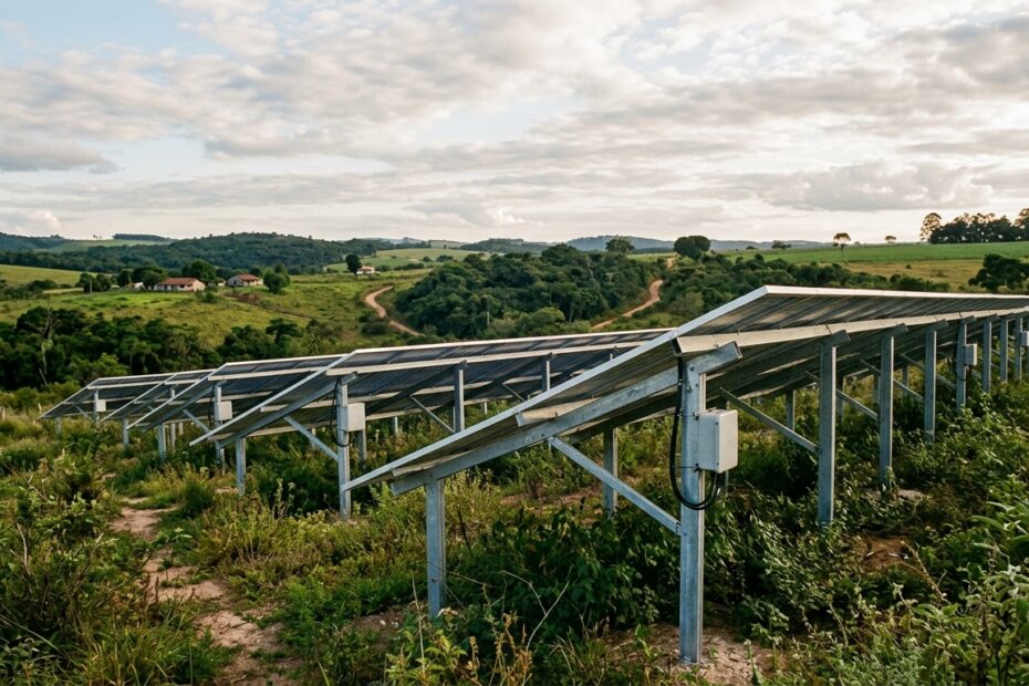 energia solar para sítio