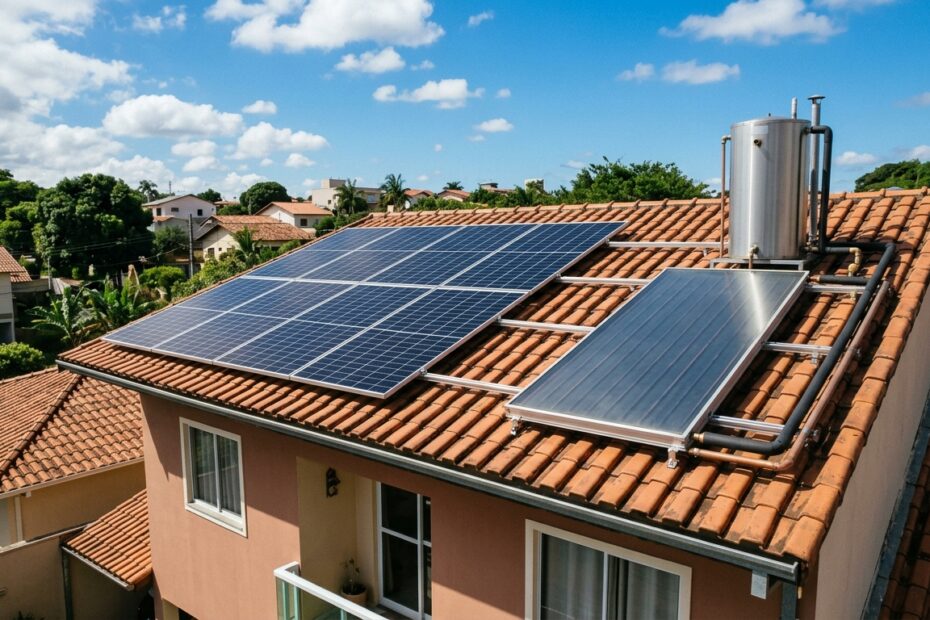energia solar fotovoltaica e térmica